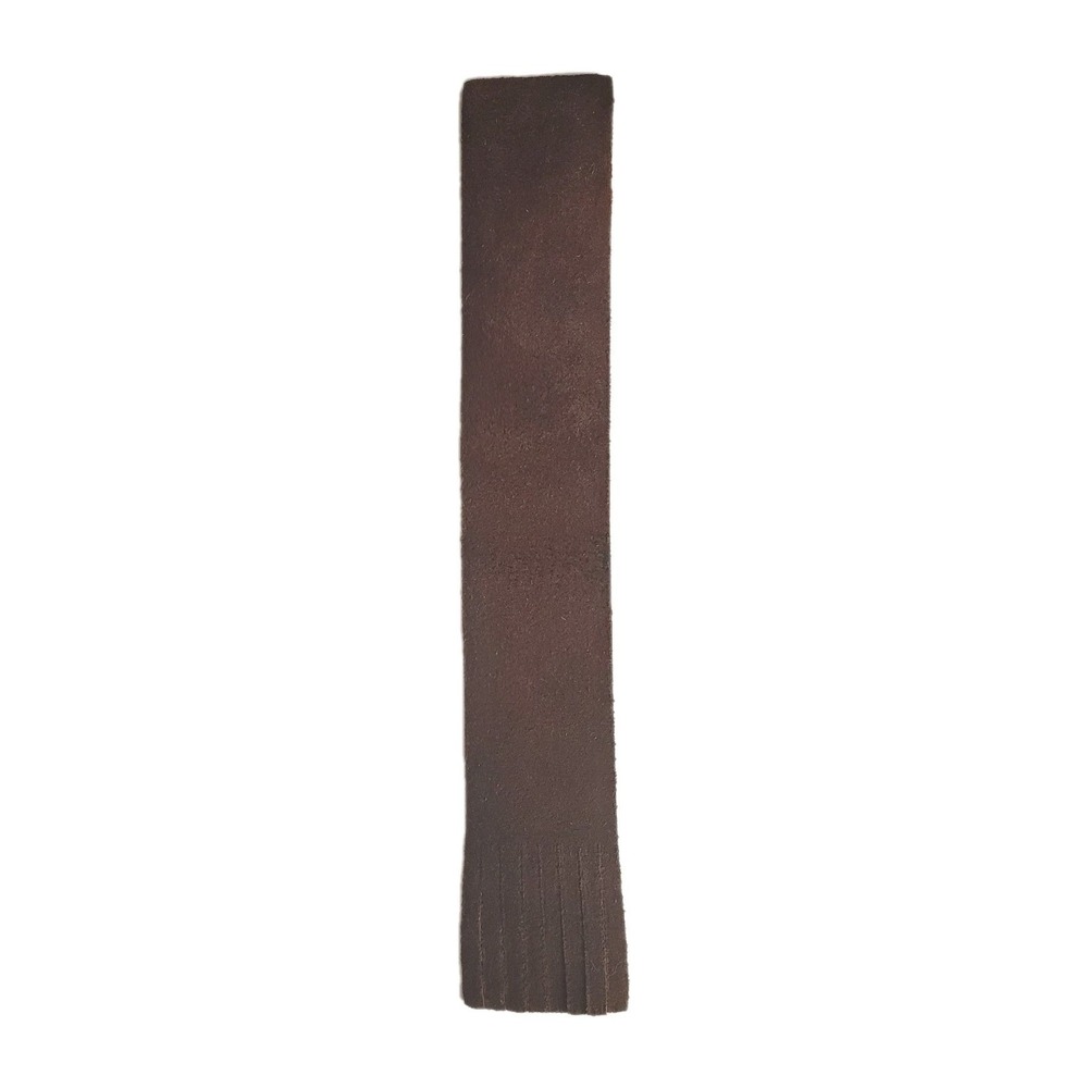 Vintage University Notre Dame‎ Bookmark Leather Fringe Black Gold Embossed - Picture 2 of 16